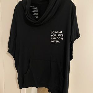 good hYOUman cowl neck top